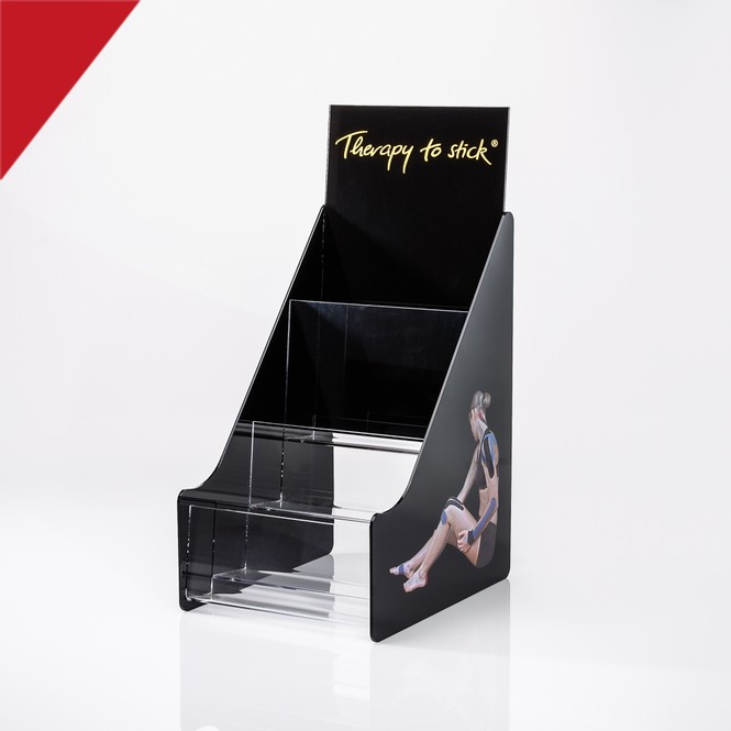 Display made of acrylic glass / Plexiglas "Thekendisplay"