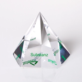 Acrylic cup „Pyramid“