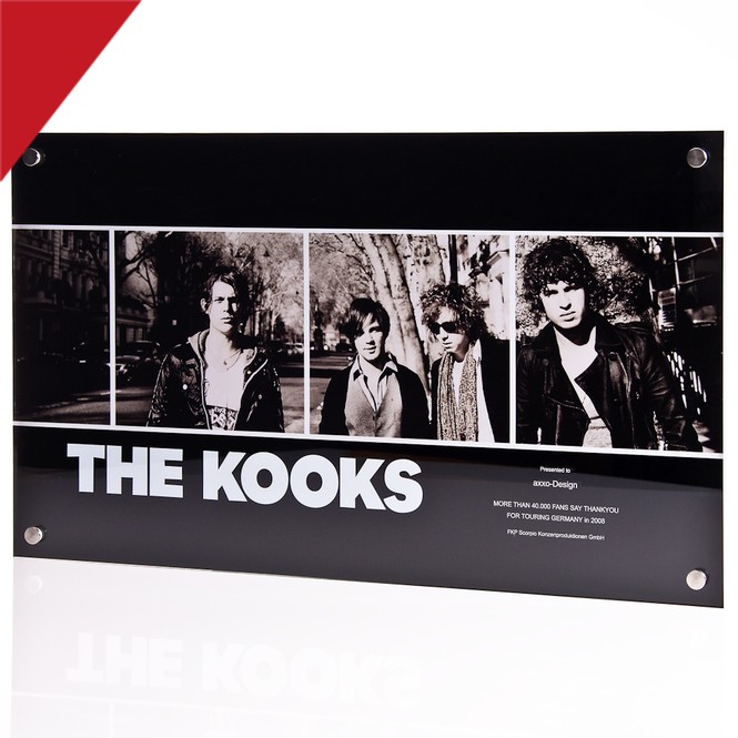 Acrylic award „The Kooks“